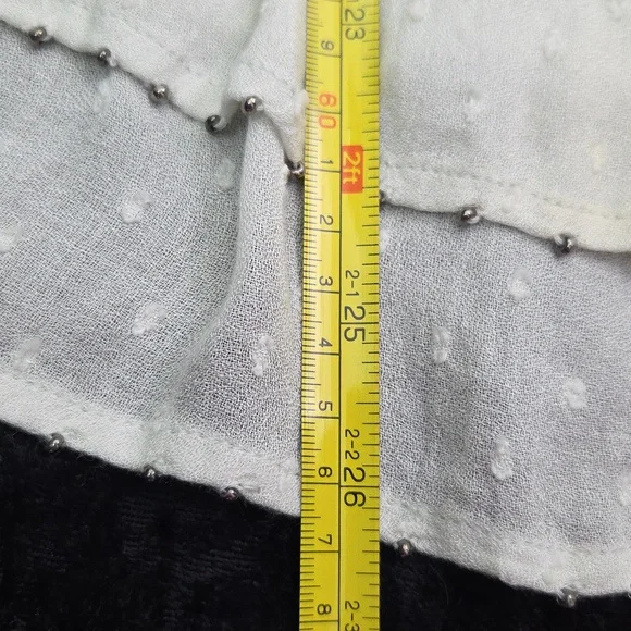 William Rast Ruffle Blouse - Picture 7 of 9